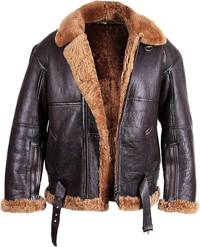 Men’s Shearling Aviator Jacket – Classic Style Meets Modern Comfort | ZOQ Leather
