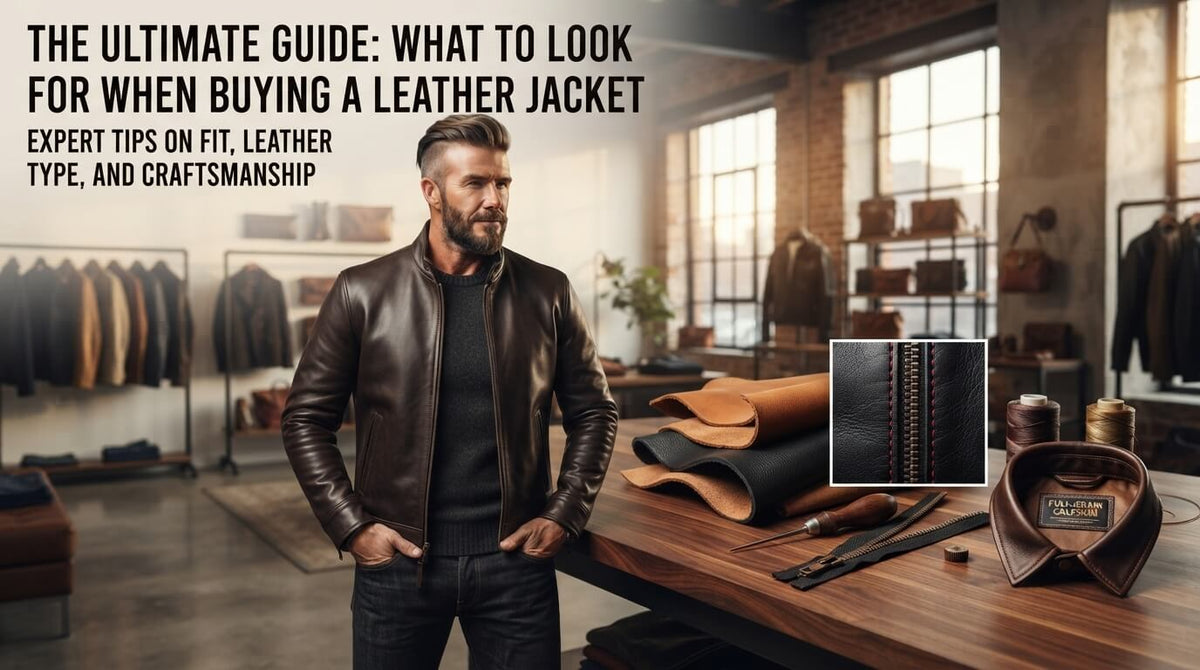 The Ultimate Guide: What to Look for When Buying a Leather Jacket
