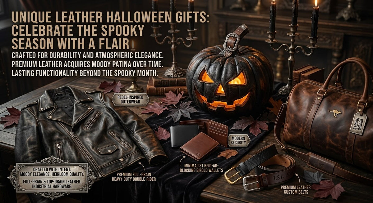 Unique Leather Halloween Gifts: Celebrate the Spooky Season with a Flair