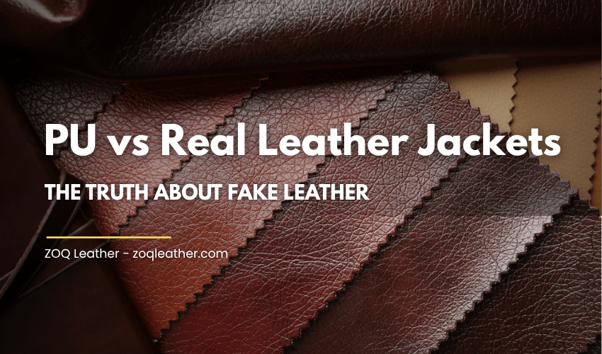 PU vs Real Leather Jackets - The Truth and Difference