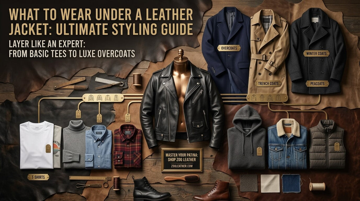 What To Wear Under a Leather Jacket: Complete Styling Guide