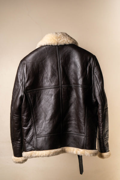Shearling Leather Aviator Jacket – Warm & Stylish Winter Coat - ZOQ Leather
