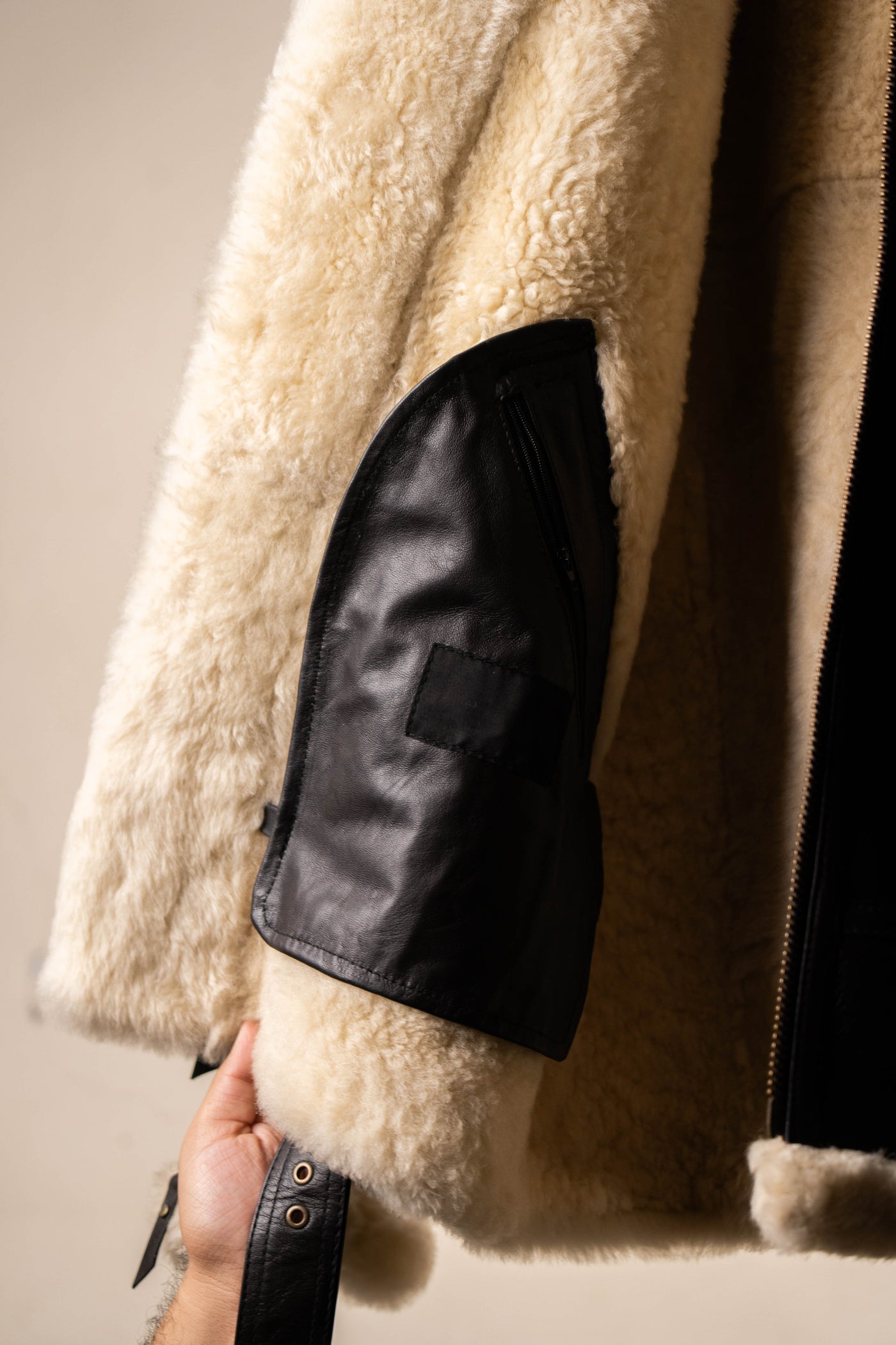 Shearling Leather Aviator Jacket – Warm & Stylish Winter Coat - ZOQ Leather