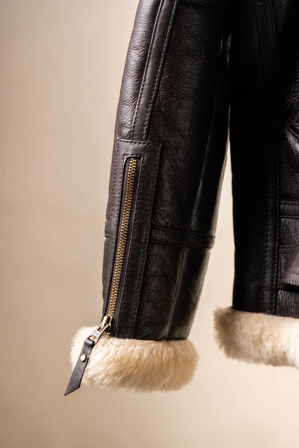 Shearling Leather Aviator Jacket – Warm & Stylish Winter Coat - ZOQ Leather