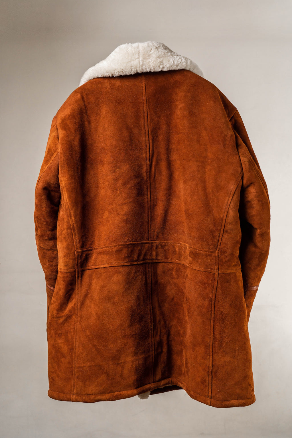 Men's Brown Shearling Leather Jacket - Classic Winter Coat with Fur Lining - ZOQ Leather