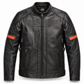 Men's Genuine Cowhide Leather Motorcycle Jacket, image 1 - ZOQ Leather