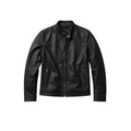 The Minimalist Black Lambskin Biker Jacket - ZOQ Leather