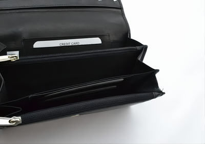 ZOQ Handmade Leather RFID Wallet for Women – Elegant Long Clutch with Card Slots, Zipper Pockets & Snap Closure - ZOQ Leather