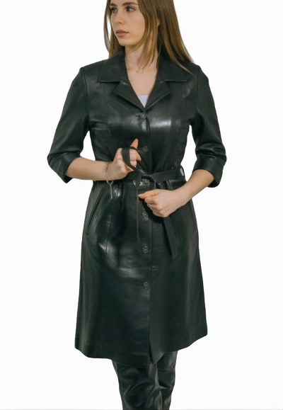 Handmade Genuine Leather Dresses Perfect for Women Daywear - ZOQ Leather
