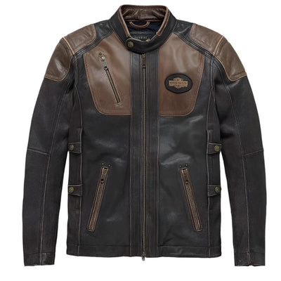 Vintage Leather Motorcycle Jacket – Durable & Stylish - ZOQ Leather