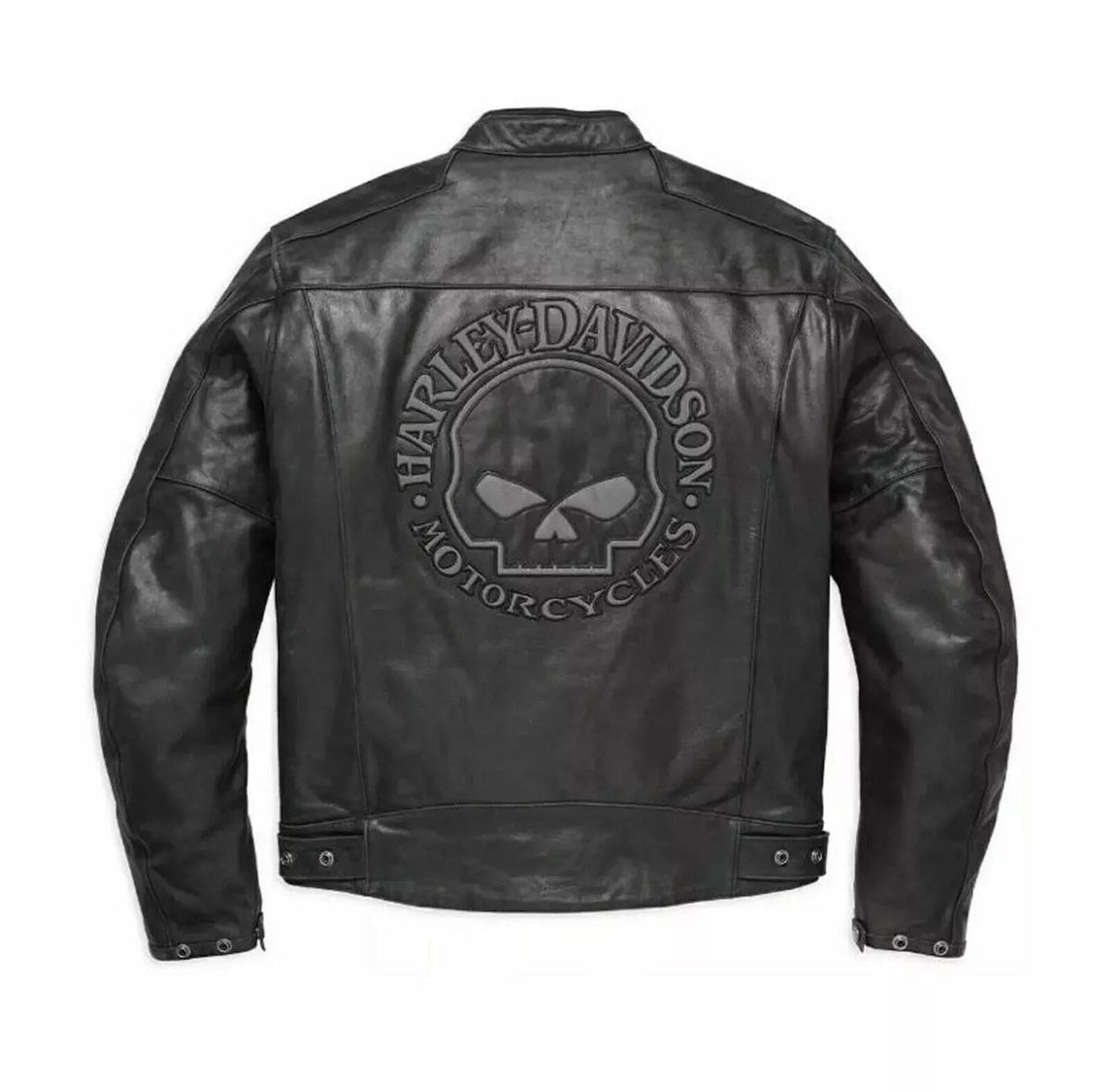 Black Leather Motorcycle Jacket – Classic & Durable - ZOQ Leather