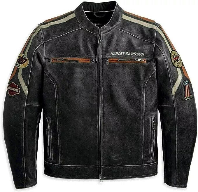 Harley-Davidson Men's Leather Jacket | Motorcycle Gear - ZOQ Leather