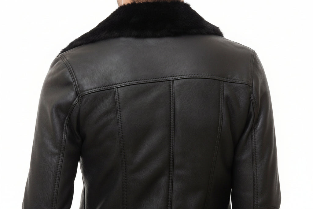 Women’s Black Lambskin Leather Biker Jacket | Slim Fit - ZOQ Leather