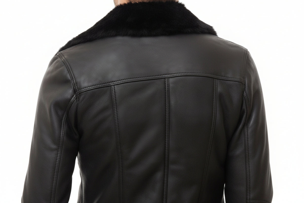 Women’s Black Lambskin Leather Biker Jacket | Slim Fit - ZOQ Leather