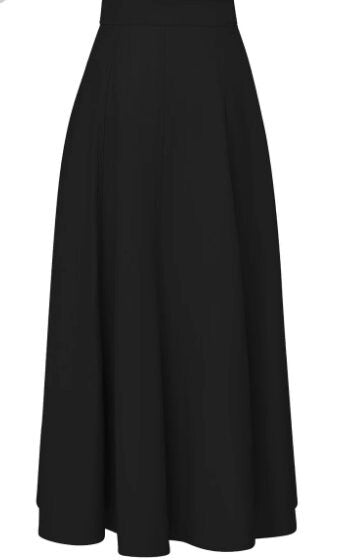 women's leather skirt/ genuine leather maxi skirts/ Lambskin leather skirt - ZOQ Leather