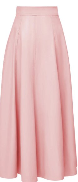 women's leather skirt/ genuine leather maxi skirts/ Lambskin leather skirt - ZOQ Leather