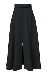women's leather skirt/ genuine leather maxi skirts/ Lambskin leather skirt/ Made to Custom leather skirts - ZOQ Leather